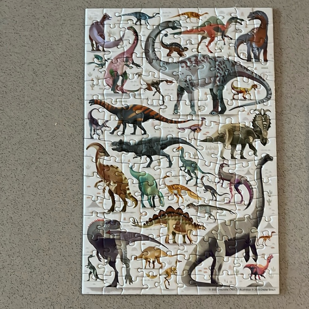 Dinosaur Puzzle for Kids - Multicolor